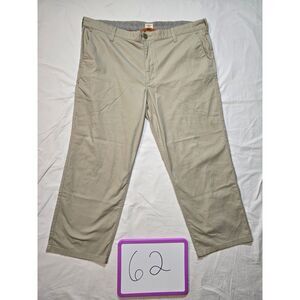 Dockers Khaki 5 Pocket Size 42 x 30 Chino Pants Zippered Side Pocket - 62